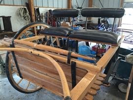 MEADOW BROOKE CART FOR DRAFT HORSE.  AMISH MADE.  NEVER USED.