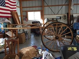MEADOW BROOKE CART MADE FOR DRAFT HORSE.  MADE BY AMISH.   NEVER USED.