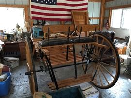 MEADOW BROOKE CART.  MADE FOR DRAFT HORSE. MADE BY AMISH.  NEVER USED.