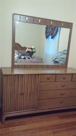 Broyhill MCM/vintage dresser and mirror