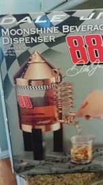 Dale Earnhardt JR 88 Moonshine Beverage dispenser new in box
