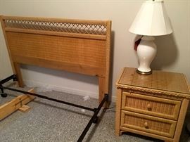 Bedroom set, wicker.