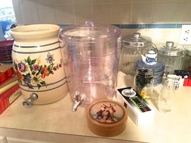 Beverage dispensers.