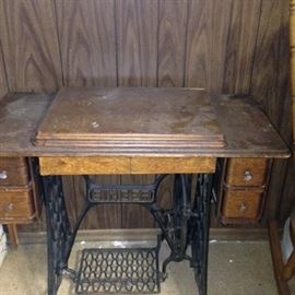 Antique Singer Sewing Machine Stand