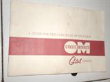 Owner's manual to O'Keefe & Merritt "Meadowbook" gas stove (with original dated invoice)