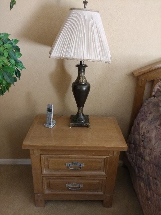 Nightstand in the master bed room