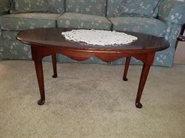 oval table   $25