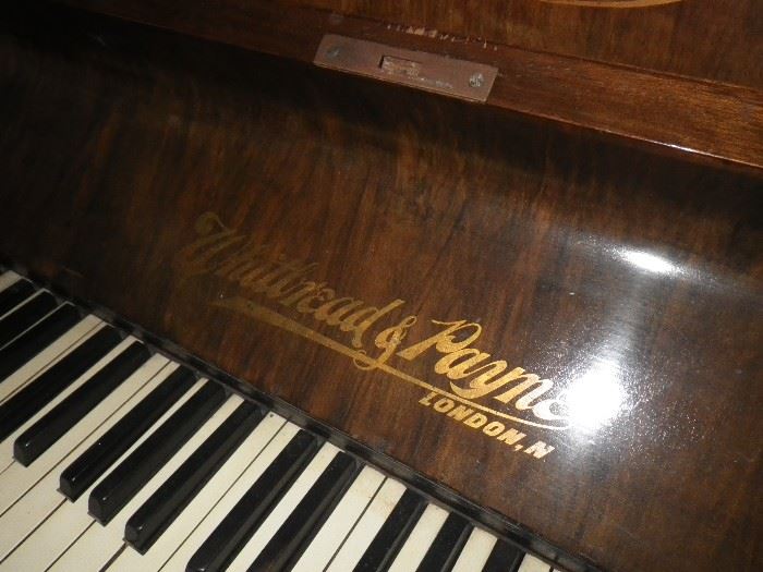 Antique English Iron Grand Piano