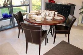 Kitchen Table with 4 Chairs, Lenox China