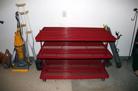 Dyson Vacuum, Garage Shelf