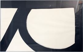 Lot#2047, AL HELD (AMERICAN, 1928-2005), INDIA INK ON PAPER, 1968, H 22", W 35, "D SERIES 9"22 1/2"x 35", From Donald Morris. Includes Ameringer McEnery Yohe Gallery catalog: "Held: Concrete Abstraction".