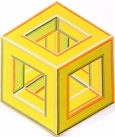 Lot#2043, AL LOVING (AMERICAN 1935-2005), ACRYLIC ON CANVAS, H 44", W 38", "YELLOW PORT MEDWAY"Signed and titled on verso; unframed.