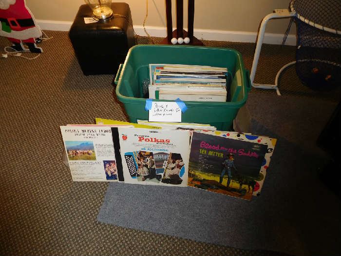polka  records-33rpm    we  have   some    78  records also with  varying  styles  of  music