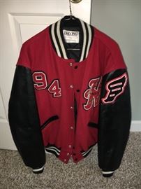 1990s high school jacket.