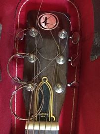 6-string Kay acoustic guitar with case.