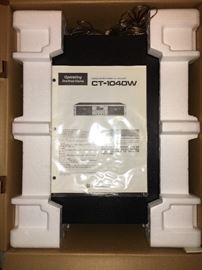 Pioneer Stereo Double Cassette Tape Deck CT-1040W, lightly used, stored in original box.