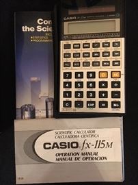 Casio fx-115M scientific calculator.
