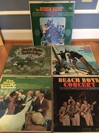 Vintage vinyl--approximately 100 LPs and 100 45s.