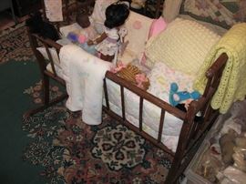 Antique cradle.