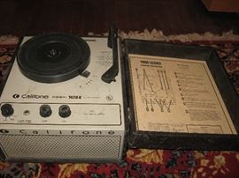 Califone 1400 series phonograph.