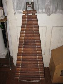 Vintage wood xylophone.