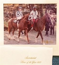 Color Photograph of "Secretariat, Horse of the Year, 1972"