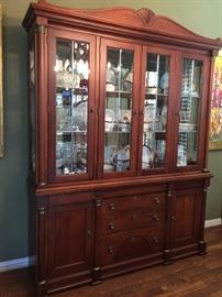 Large china cabinet (off site; contents not included) - great display and storage space