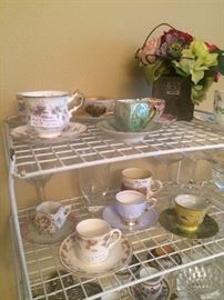 Large array of cups & saucers