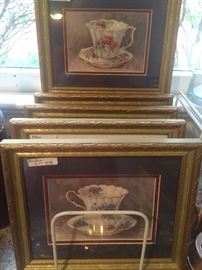 Cup and saucer frame art