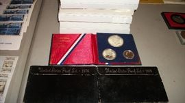 AUCTION ITEMS- 7 Silver proof sets