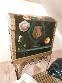floral chest storage trunk