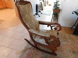 Victorian rocking chair