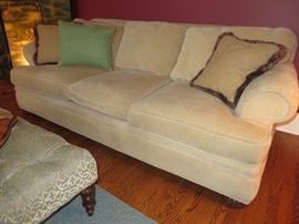 3 CUSHION SOFA WITH ROLL ARMS
