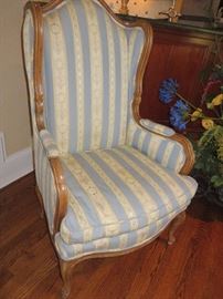 FRENCH PROVINCIAL WING CHAIR
