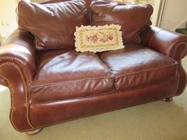 LEATHER LOVE SEAT
HANDCOCK & MOORE
