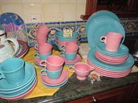 FIESTAWARE PERIWINKLE & PINK