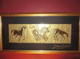 HORSES EMBOSSED ARTWORK
BY:  DERGARA (SIGNED)
