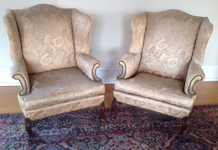Globe Furniture Co. Wing Back Chairs