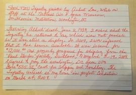 Note regarding the return and value of the art.