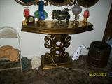 Ornate sofa table
