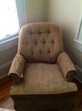 Swivel upholstered chair