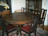 Mission style table and chairs