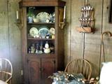 Primitive style Corner Cabinet