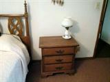 Milk Glass Lamp. Set of 2 in good condition.