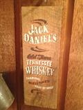 Wood Jack Daniels sign