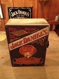 Jack Daniels Collectible tin with 2 sealed bottles inside in excellent condition