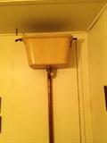 Antique Ceramic Water Closet. All parts seem to be there.