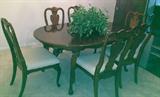 Dining set with chairs leaves and table pad