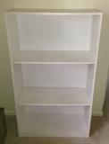 Small white bookshelf