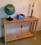 Bookshelf/globe lamp